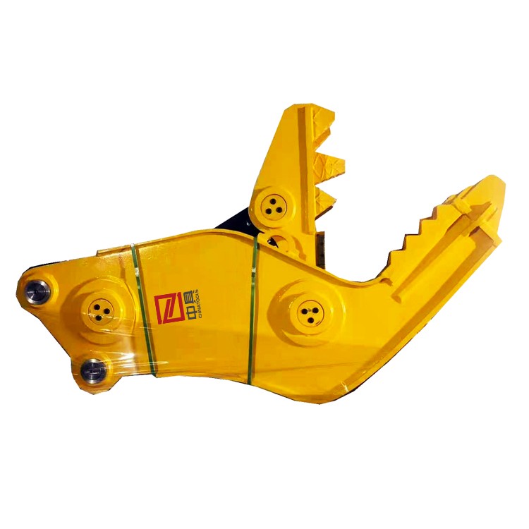 三一245挖掘機粉碎鉗液壓剪大鋼牙咬碎水泥樁梁柱產(chǎn)品圖片