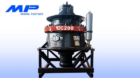 CC200-H型單缸圓錐破碎機用于堅硬砂石骨料中細石子破碎