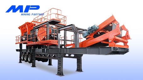 MJ106T輪胎式移動破碎站鵝卵石花崗巖河卵石碎石機鄂破圓錐