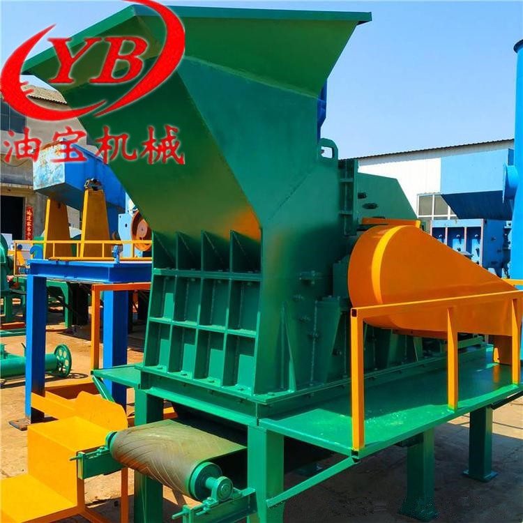 YB-800廢機(jī)油濾芯破碎機(jī)粉碎機(jī) 廢濾清器撕碎機(jī) 多用易拉罐撕料機(jī)