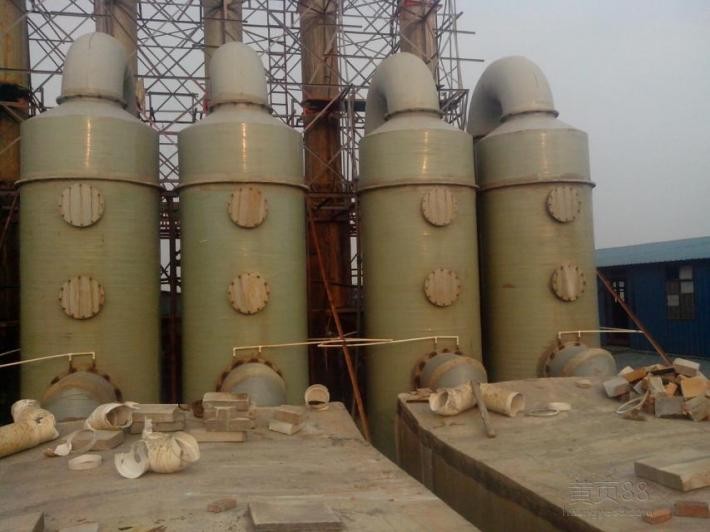 脫硝脫硫除塵設備泊頭廠家工業(yè)洗滌除臭酸霧煙氣凈化PP噴淋塔