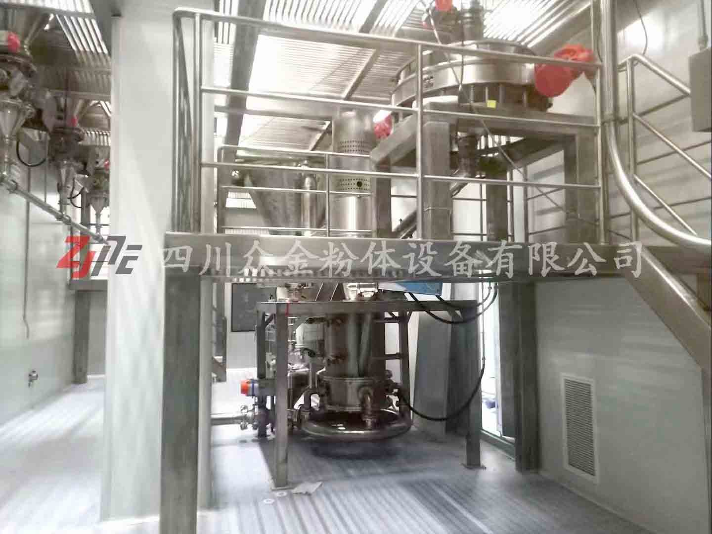 鈦白粉蒸汽動(dòng)能磨 扁平式氣粉機(jī) 納米團(tuán)聚物料粉碎打散設(shè)備產(chǎn)品圖片