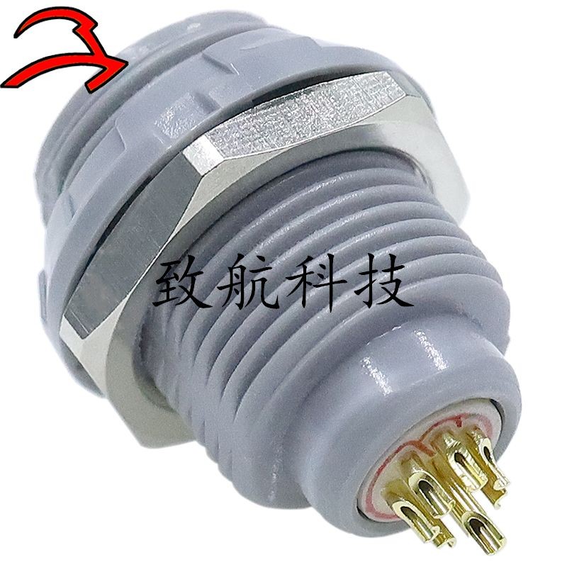 致航推拉自鎖連接器HGG線材線纜連接件