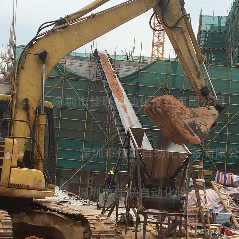 屋面土方輸送設(shè)備廠家工地運土方輸送帶設(shè)備產(chǎn)品圖片