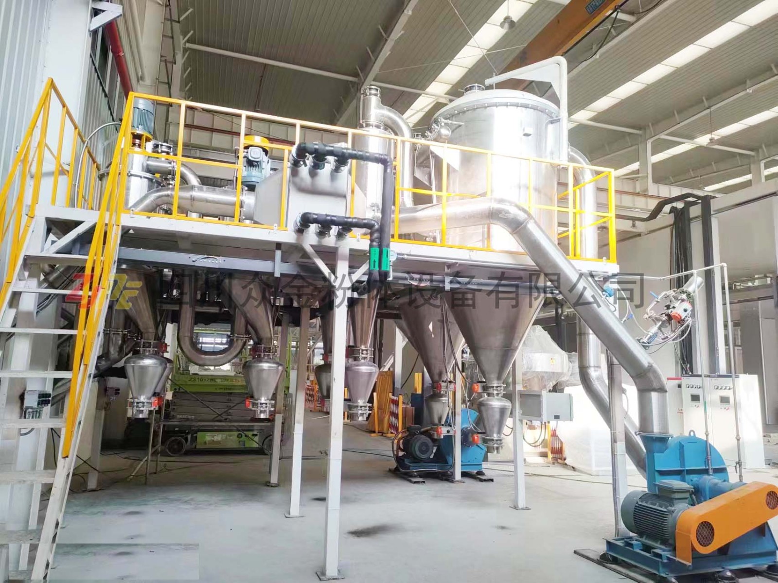 鐵基、鎳基、鋁基、鈦合金金屬冶金行業(yè)用氣流分級(jí)機(jī) 3D打印材料分級(jí)產(chǎn)品圖片