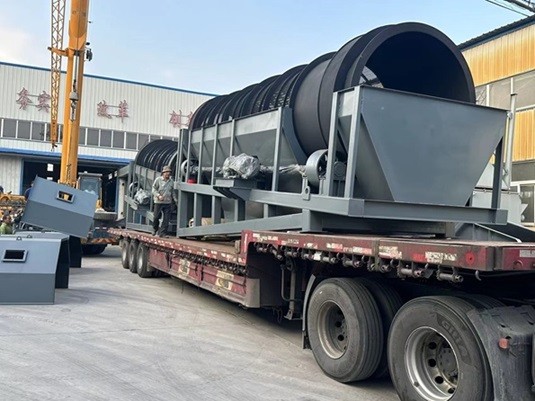 大型有機肥料生產(chǎn)線配套設(shè)備滾筒篩圓筒篩