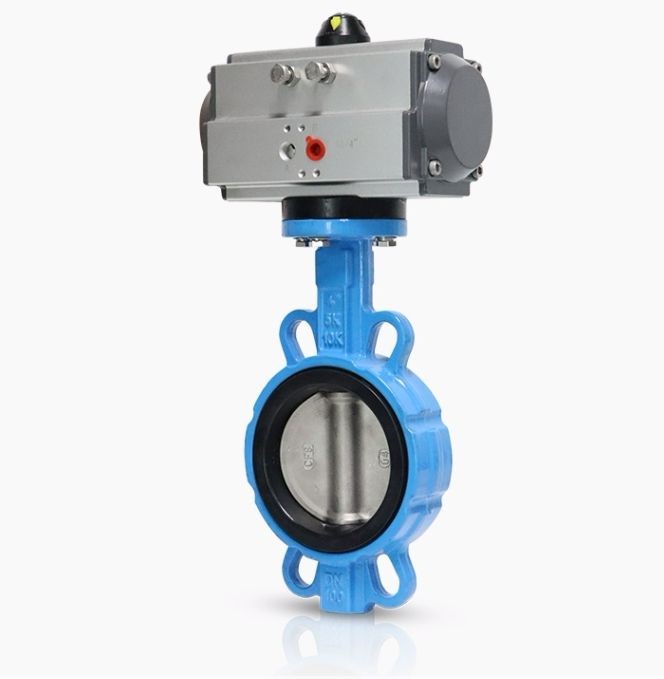 上海良正閥門供應D671X-16Q對夾式氣動蝶閥 快速切斷閥