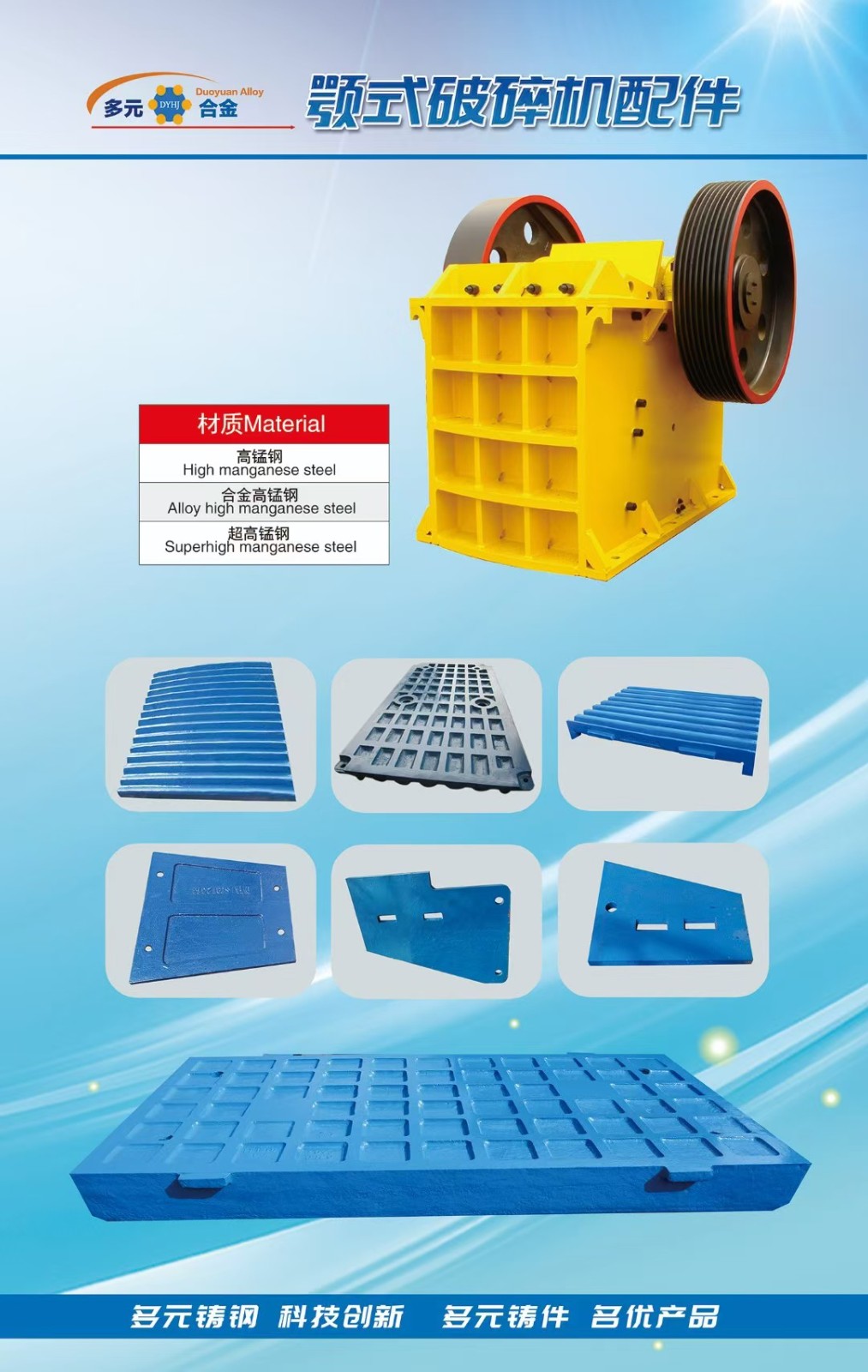 顎式破碎機(jī)配件