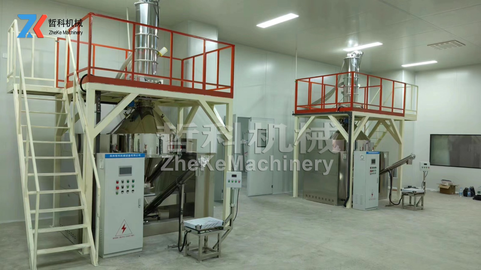 食品添加劑混合自動化生產(chǎn)線