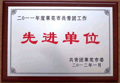 山東萊蕪煤機獲萊蕪市共青團先進單位稱號