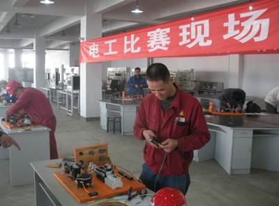 職工技能比賽現(xiàn)場