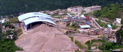 采用半干式制砂工藝的制砂生產線