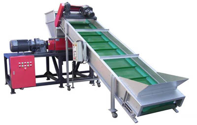 強(qiáng)力塑料破碎機(jī)適合破碎普通片材、管材、型材、板材及包裝材料等塑料制品