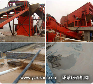 十堰原有制砂生產(chǎn)線，大量細砂加淤泥進入沉淀池