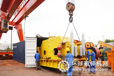 首冶兩臺(tái)&Phi;2000X1000液壓對(duì)輥式破碎機(jī)發(fā)往澳大利亞