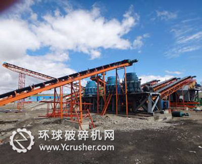 哈薩克斯坦600t/h制砂生產線