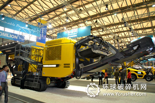 阿特拉斯&middot;科普柯履帶式移動破碎機亮相上海寶馬展