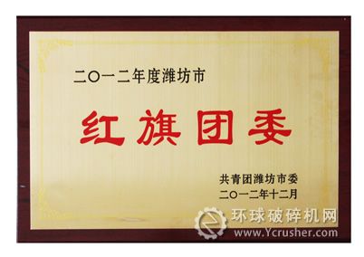 華特榮獲&ldquo;2012年度濰坊市紅旗團(tuán)委&rdquo;稱號