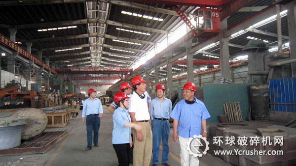美卓礦機技術服務業(yè)務線總裁Jo&atilde;o Ney P.Colagrossi Filho先生一行考察巨鑫機械廠房