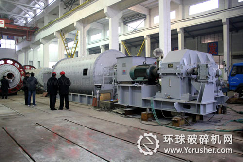 山東山礦機(jī)械供越南蒙陽球磨機(jī)試機(jī)成功
