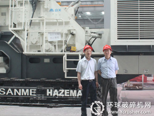 中國砂石協(xié)會秘書長韓繼先蒞臨山美礦機(jī)考察指導(dǎo)