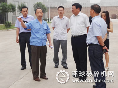 區(qū)委書記李鋼錘同志一行到大華重機(jī)公司進(jìn)行調(diào)研