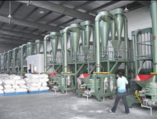 浙江力普黃原膠專用粉碎生產(chǎn)線