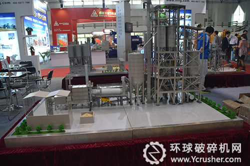 南方路機(jī)制砂生產(chǎn)線模型