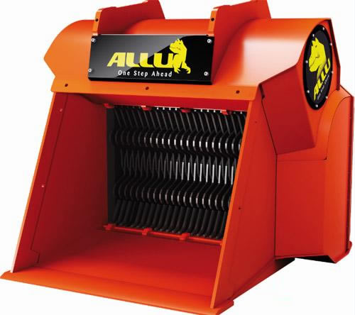 芬蘭ALLU公司篩分破碎鏟斗亮相2104上海 Bauma China