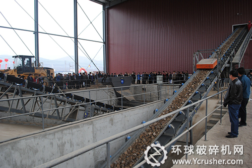 天水華建工程新材料有限公司新建的機(jī)制砂生產(chǎn)線