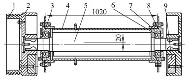 振動篩主軸組裝配圖