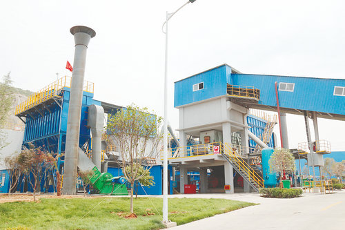 河南孟電水泥集團(tuán)骨料生產(chǎn)線