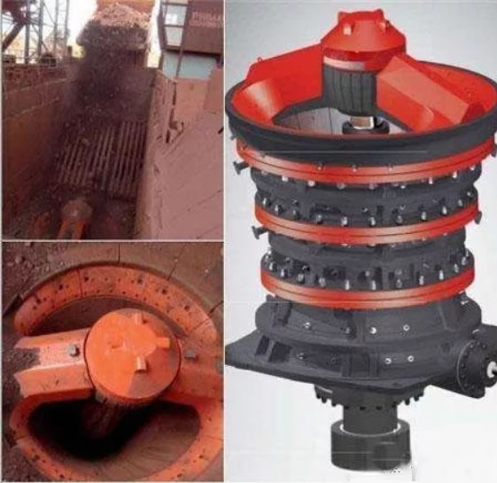 旋回破碎機(jī)大塊礦石進(jìn)入故障現(xiàn)象及原因分析