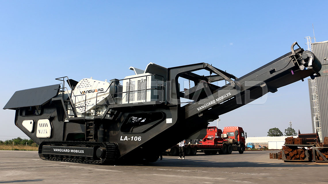 履帶式移動(dòng)破碎站