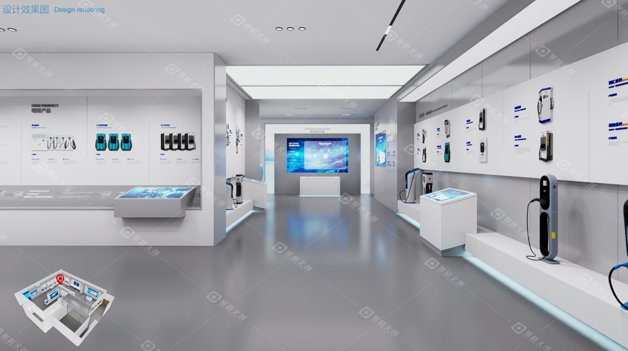 新能源企業(yè)展廳設(shè)計